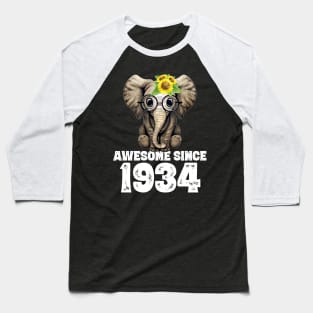 Awesome since 1934 86 Years Old Bday Gift 86th Birthday Baseball T-Shirt